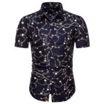 M-5XL Dot-Print Business Casual Shirts for Summer Short Sleeve Regular Large Size Formal Clothing Mens Office Button Up Blouses - Image 11