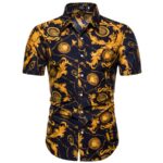 M-5XL Dot-Print Business Casual Shirts for Summer Short Sleeve Regular Large Size Formal Clothing Mens Office Button Up Blouses - Image 13