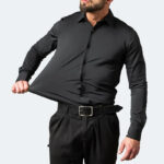 Slight Elasticity Men's Casual Shirt - Image 5