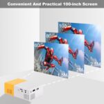 Portable 1080P Mini Projector - Smart Home Movie Projector - Image 3