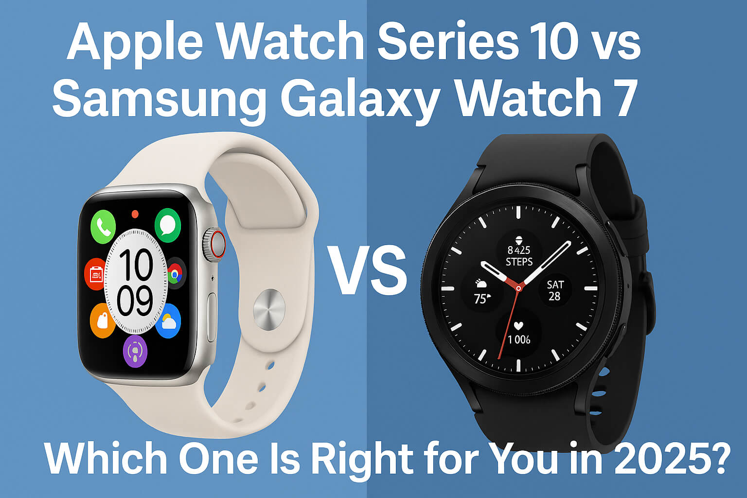 Apple Watch Series 10 vs Samsung Galaxy Watch 7: Which One Is Right for You in 2025?