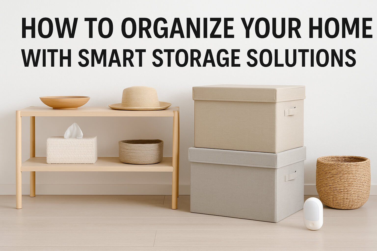 How to Organize Your Home with Smart Storage Solutions (Step-by-Step Guide)