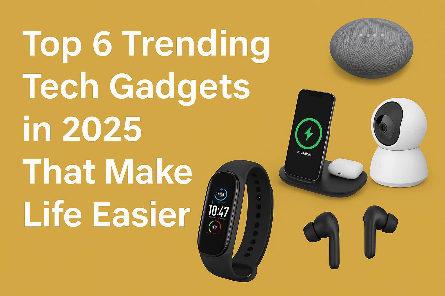 Top 6 Trending Tech Gadgets in 2025 That Make Life Easier